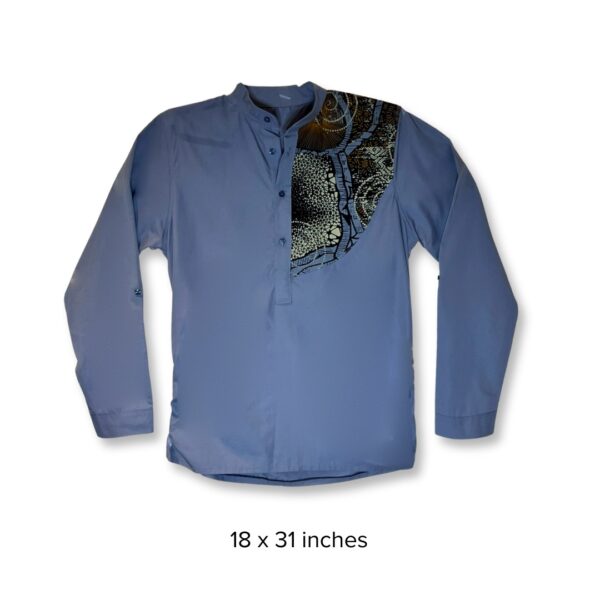 Men Long sleeves Shirt with pattern