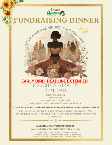 Fundraising Dinner flyer